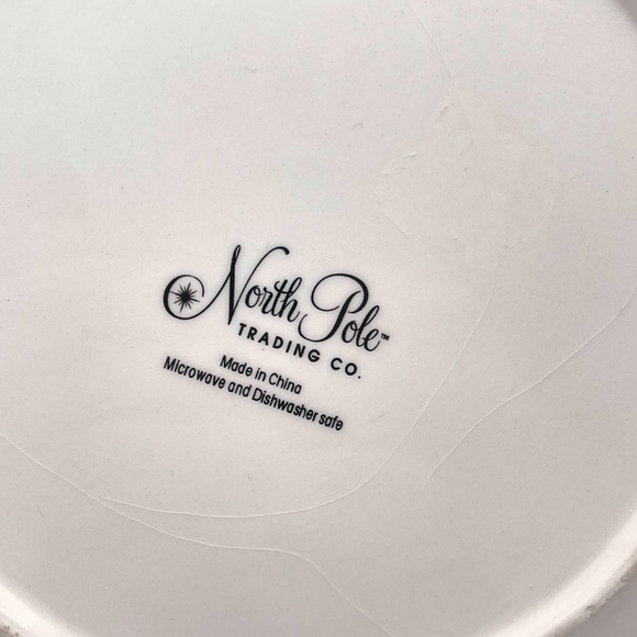 North Pole Trading Co Santa Cookie Plate - Picture 3 of 3